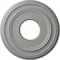 Ekena Millwork Classic Ceiling Medallion (Fits Canopies up to 7 1/4"), 12 3/8"OD x 4"ID x 1 1/8"P, Primed White CM12CL - alternate 1